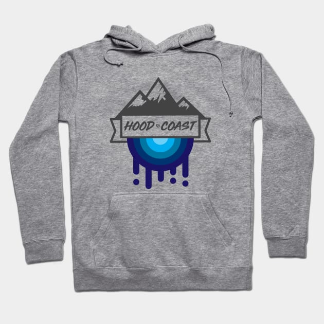 Hood To Coast Gray Hoodie by felixbunny